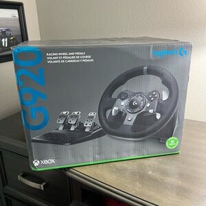 Logitech G920 Racing Wheel and Pedals - Black
